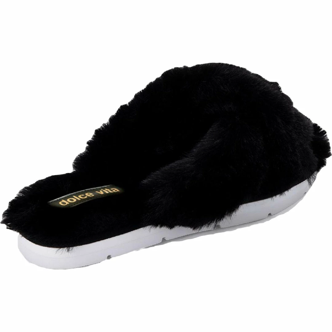 Dolce Vita Pillar Womens Faux Fur Slip On Slide Sandals 7 Dolce Vita Pillar Womens Faux Fur Slip On Slide Sandals - Image 5