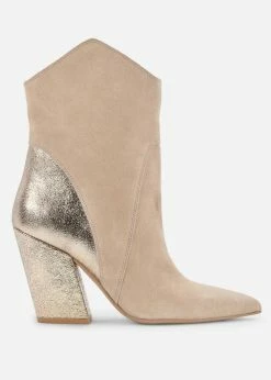 Dolce Vita Nestly Booties in Dune Multi Suede for women