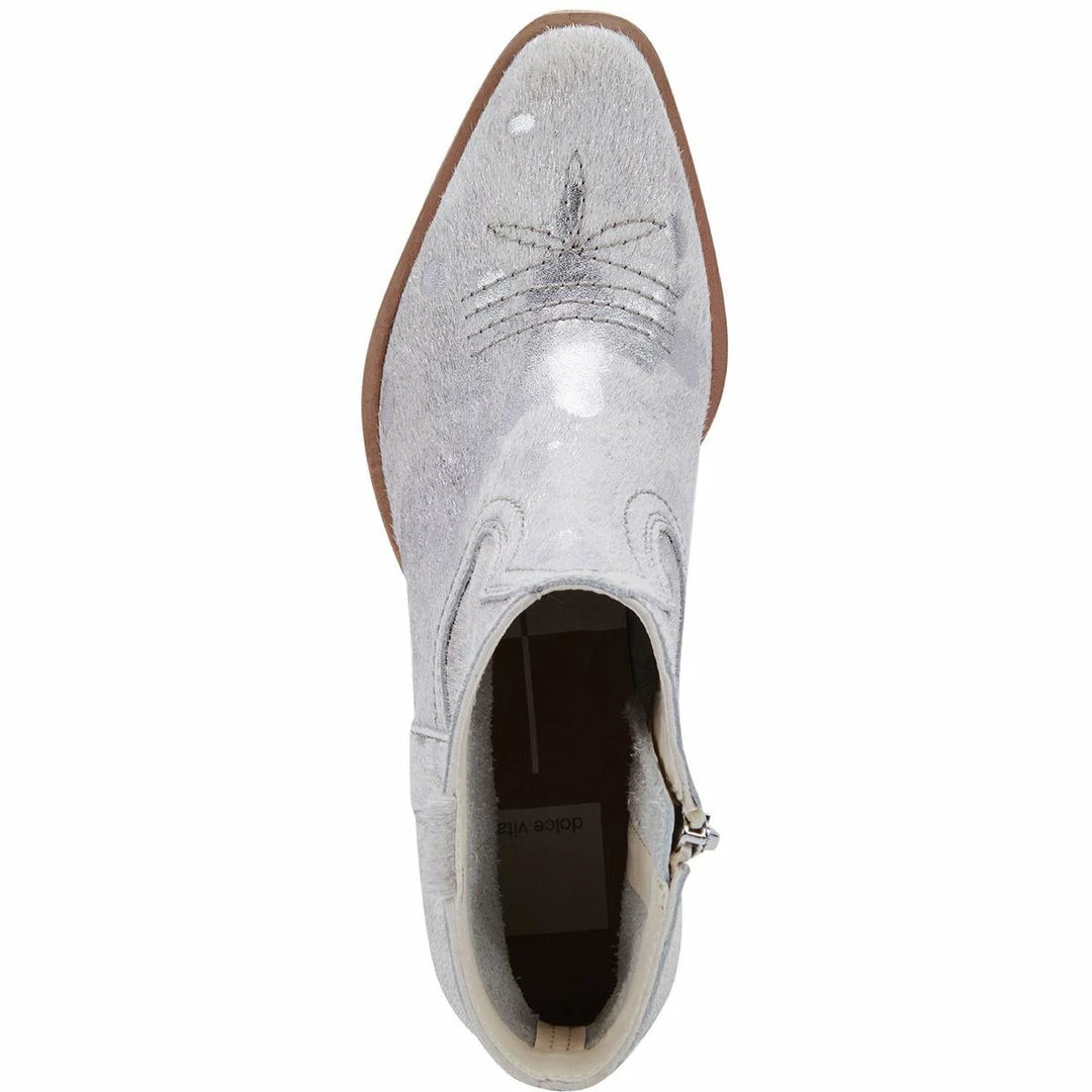 Dolce Vita Silma Womens Calf Hair Shimmer Booties 4 Dolce Vita Silma Womens Calf Hair Shimmer Booties - Image 2