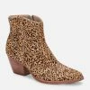 Dolce Vita Silma Booties in Leopard Calf Hair for women
