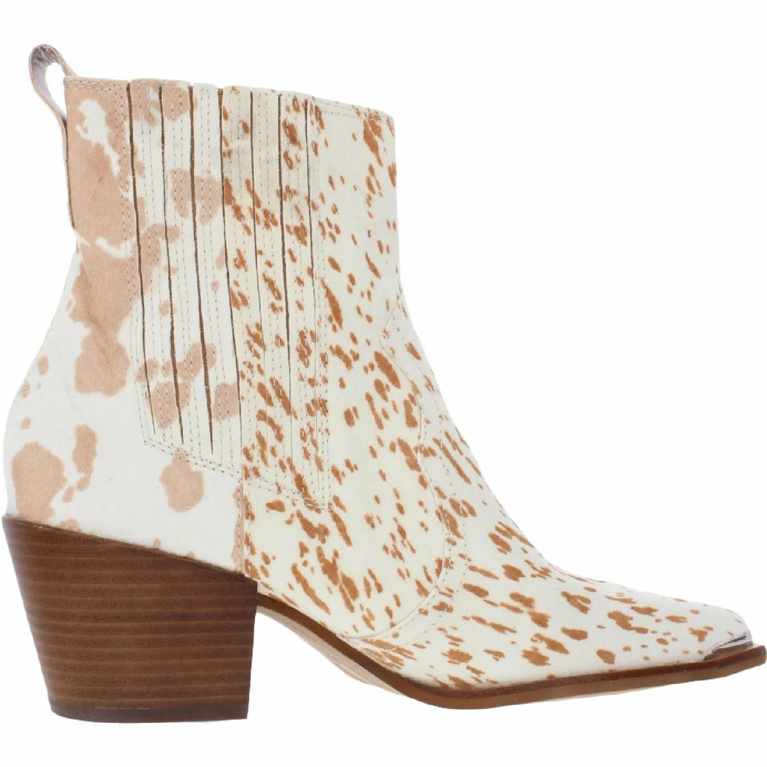 Dolce Vita Serna Womens Animal Print Pointed Toe Ankle Boots 4 Dolce Vita Serna Womens Animal Print Pointed Toe Ankle Boots - Image 2