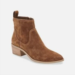 Dolce Vita store 9 Dolce Vita Able Booties in Dark Brown for women