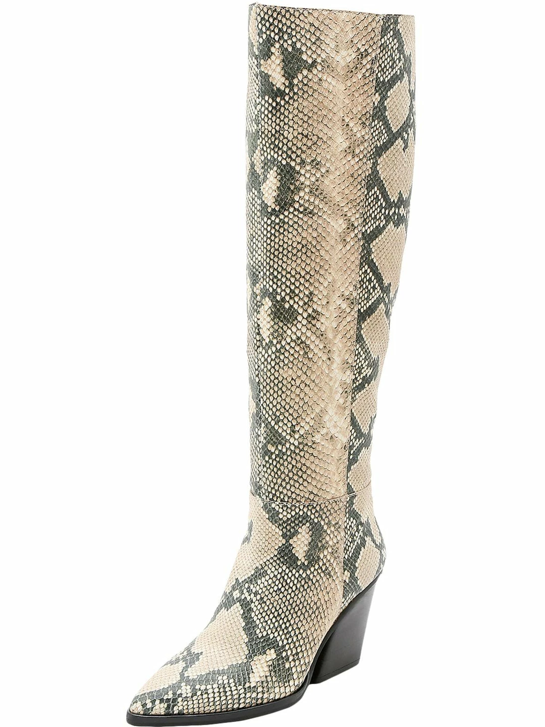 Dolce Vita Isobel Womens Leather Snake Print Knee-High Boots 3 Dolce Vita Isobel Womens Leather Snake Print Knee-High Boots