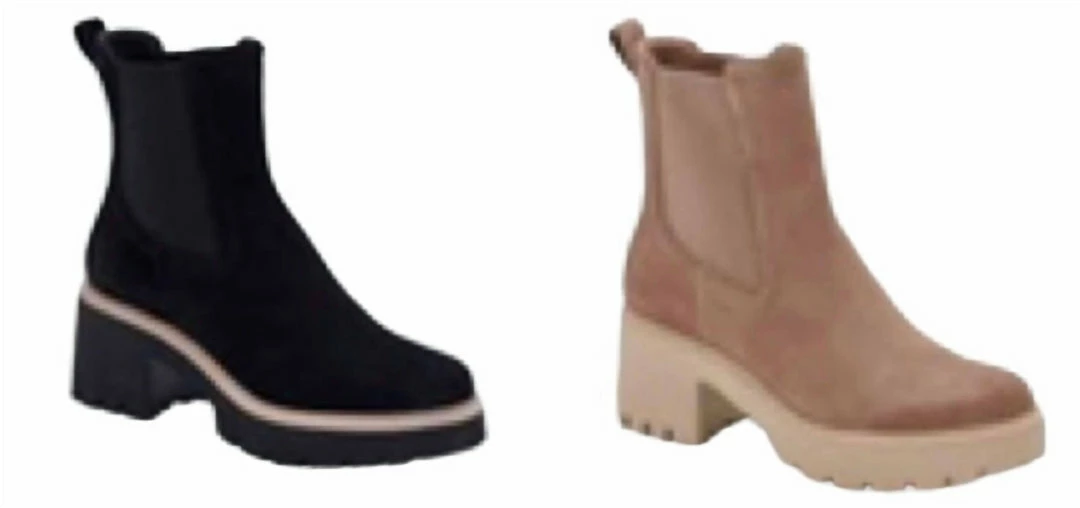 Dolce Vita Hawk H2O Suede Bootie in Mushroom for women 5 Dolce Vita Hawk H2O Suede Bootie in Mushroom for women - Image 3