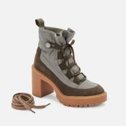 Dolce Vita Celinda Boots In Olive Multi for women
