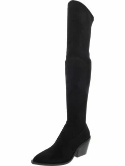 Dolce Vita Neha Womens Tall Block Heel Over-The-Knee Boots