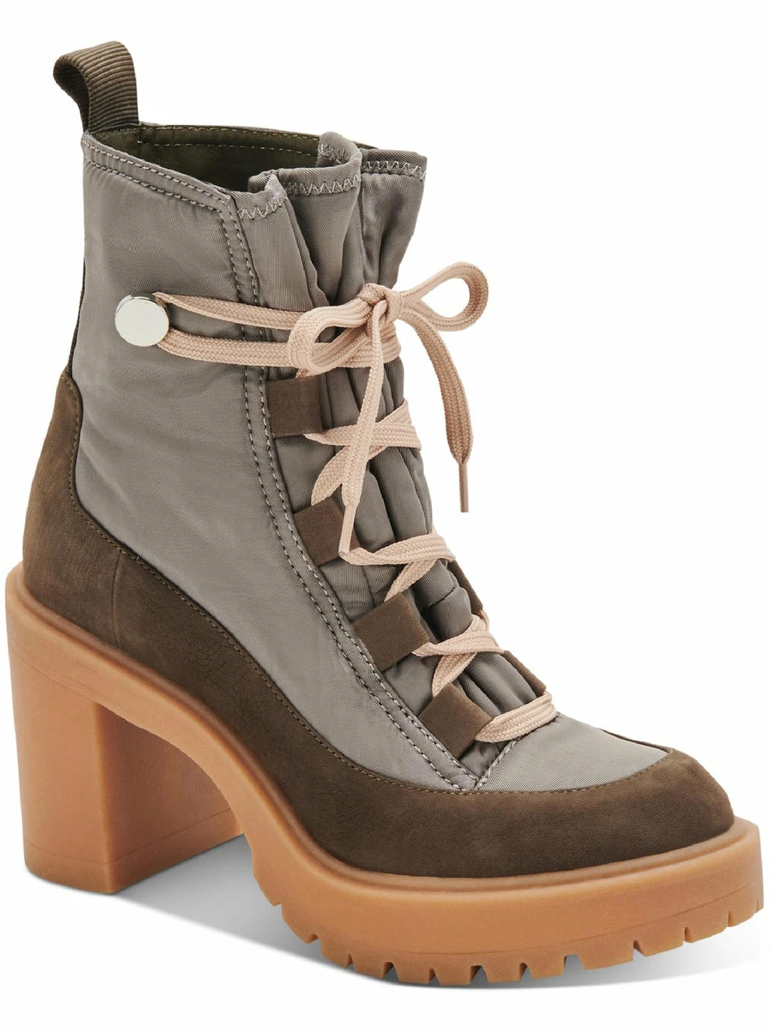 Dolce Vita Celida Womens Nylon Ankle Combat & Lace-up Boots 3 Dolce Vita Celida Womens Nylon Ankle Combat & Lace-up Boots