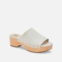 Dolce Vita Dorado Mules in Bone Leather for women