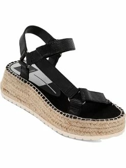 Dolce Vita Mano Womens Leather Slingback Espadrilles