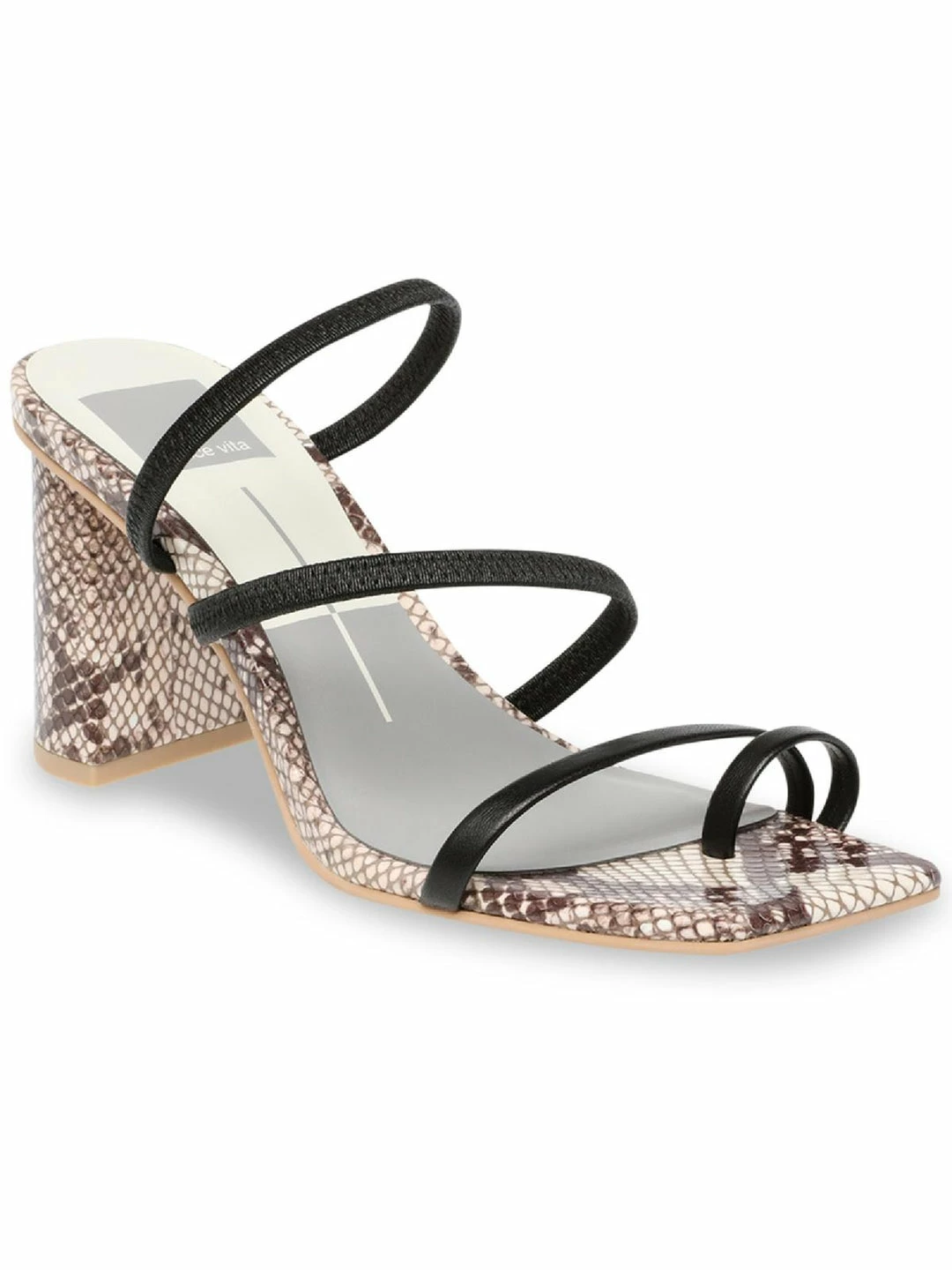 Dolce Vita Prisma Womens Faux Leather Toe Loop Heel Sandals 3 Dolce Vita Prisma Womens Faux Leather Toe Loop Heel Sandals