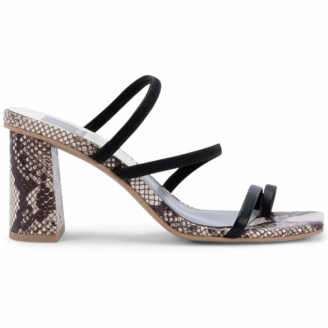 Dolce Vita Prisma Womens Faux Leather Toe Loop Heel Sandals 4 Dolce Vita Prisma Womens Faux Leather Toe Loop Heel Sandals - Image 2