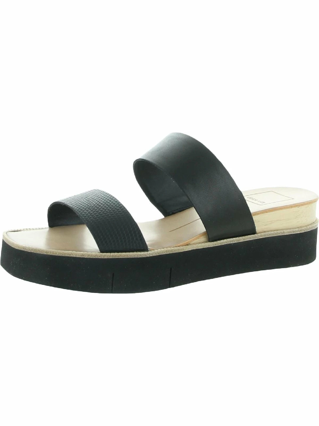 Dolce Vita Womens Leather Open Toe Wedge Sandals 3 Dolce Vita Womens Leather Open Toe Wedge Sandals