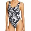 Dolce Vita Womens Tankini Tie-Dye One-Piece Swimsuit