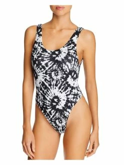 Dolce Vita Womens Tankini Tie-Dye One-Piece Swimsuit