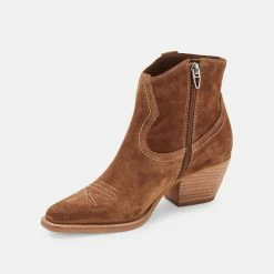 Dolce Vita Silma Bootie in Dark Brown Suede for women -Dolce Vita store 5af7aa095a6f4481bab40050f9f18ff2 f17de5c3 fa14 48cf ae5b cb36266d3e4d 1080x