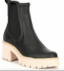 Dolce Vita Hawk H20 Booties in Black Leather for women