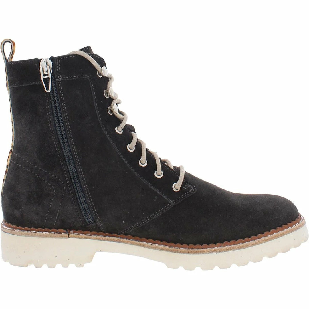 Dolce Vita Avena Womens Leather Ankle Combat & Lace-up Boots 5 Dolce Vita Avena Womens Leather Ankle Combat & Lace-up Boots - Image 3