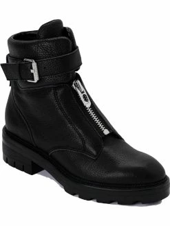 Dolce Vita Lurra Womens Leather Zipper Ankle Boots