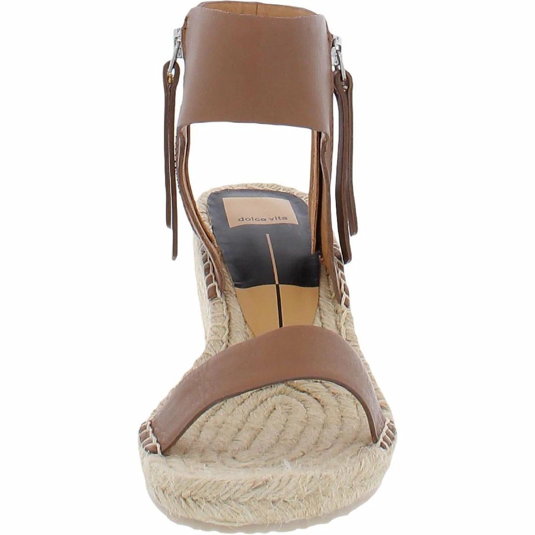 Dolce Vita Gisele Womens Leather Espadrille Wedge Sandals 4 Dolce Vita Gisele Womens Leather Espadrille Wedge Sandals - Image 2