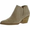 Dolce Vita Dorita Womens Suede Pointed Toe Booties