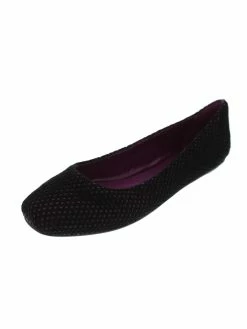 Dolce Vita Nicolette Womens Perforated Suede Ballet Flats