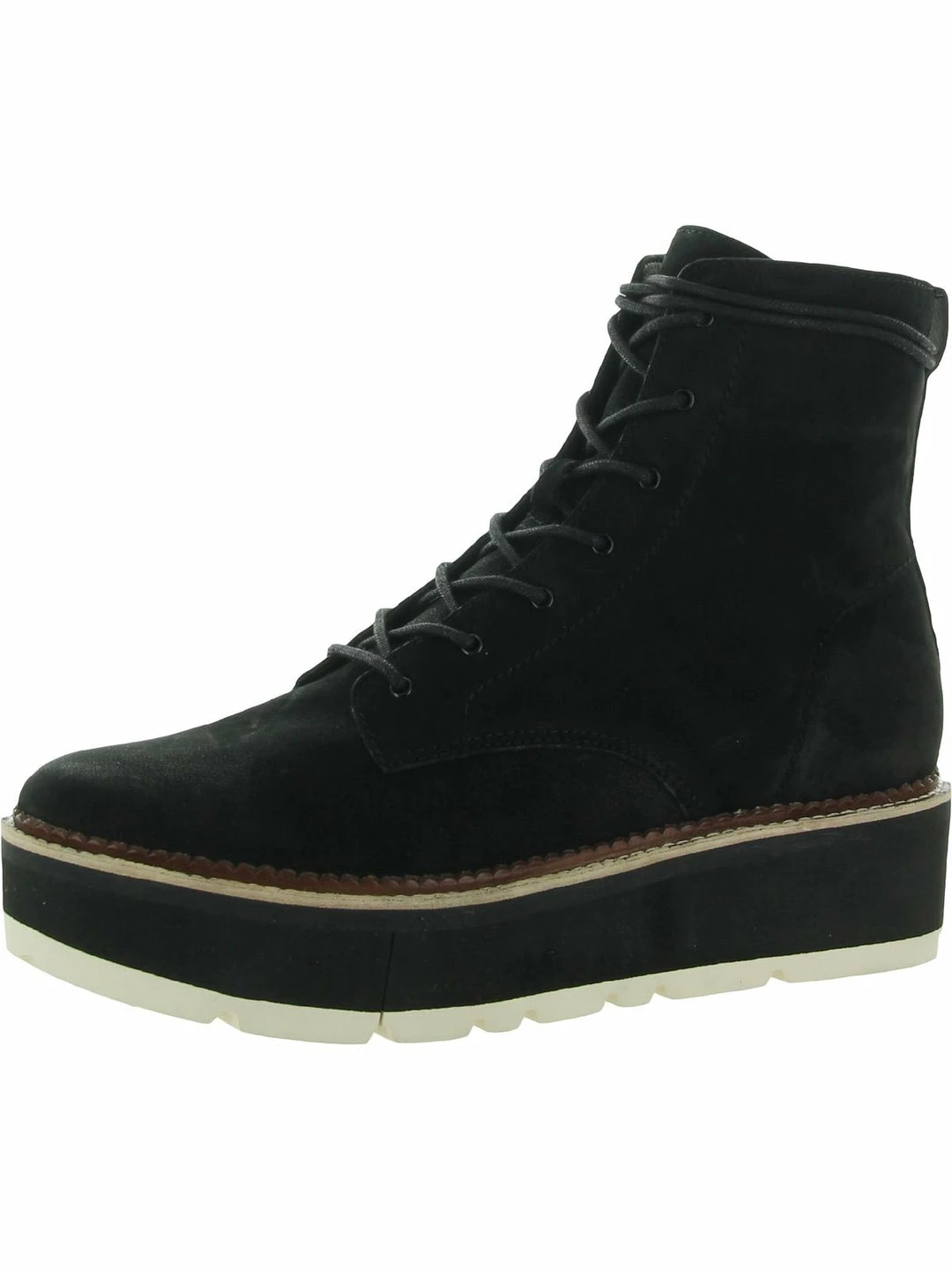 Dolce Vita Tig Womens Leather Lace Up Wedge Boots 3 Dolce Vita Tig Womens Leather Lace Up Wedge Boots