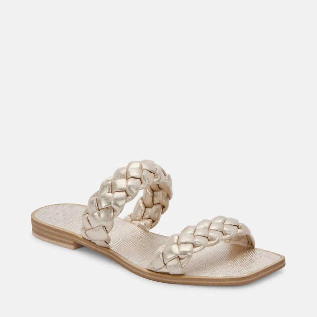 Dolce Vita Indy Sandals in Gold for women 3 Dolce Vita Indy Sandals in Gold for women