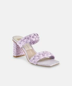 Dolce Vita Paily Sandal in Lilac Raffia for women