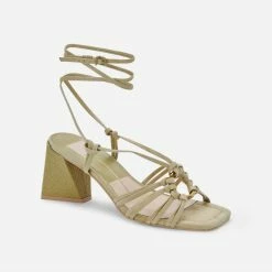 Dolce Vita Kash Sandals in Green Nubuck for women