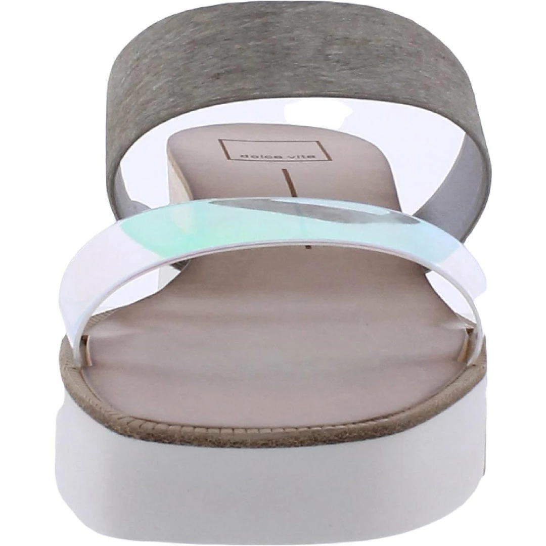 Dolce Vita Parni Vinyl Womens Calf Hair Open Toe Wedge Sandals 5 Dolce Vita Parni Vinyl Womens Calf Hair Open Toe Wedge Sandals - Image 3