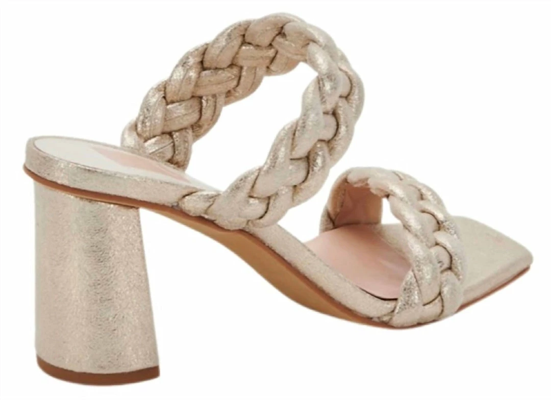 Dolce Vita Paily in Light Gold Metallic Suede for women 4 Dolce Vita Paily in Light Gold Metallic Suede for women - Image 2