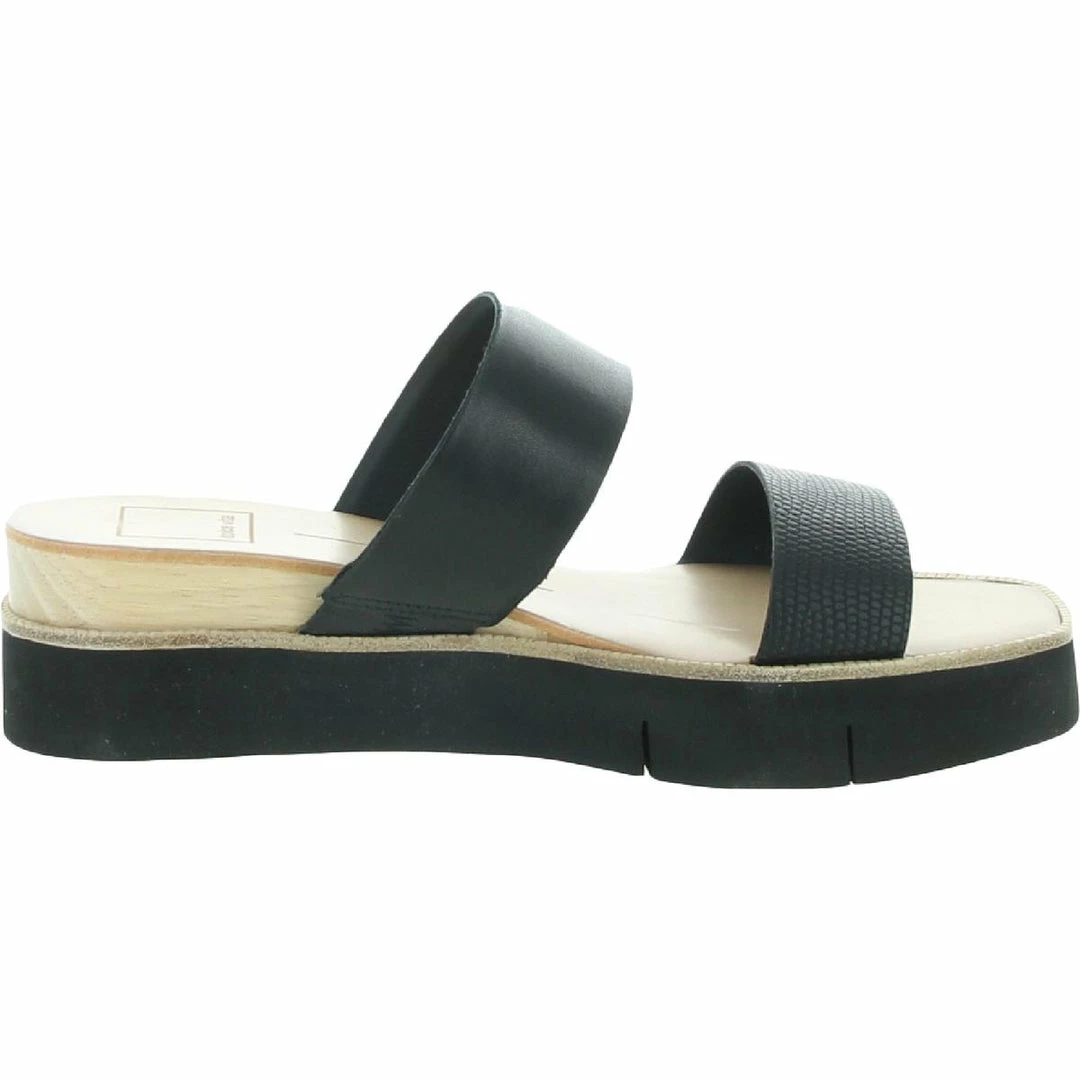 Dolce Vita Womens Leather Open Toe Wedge Sandals 4 Dolce Vita Womens Leather Open Toe Wedge Sandals - Image 2
