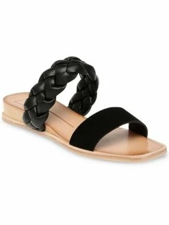 Dolce Vita Persey Womens Leather Slip On Mule Sandals