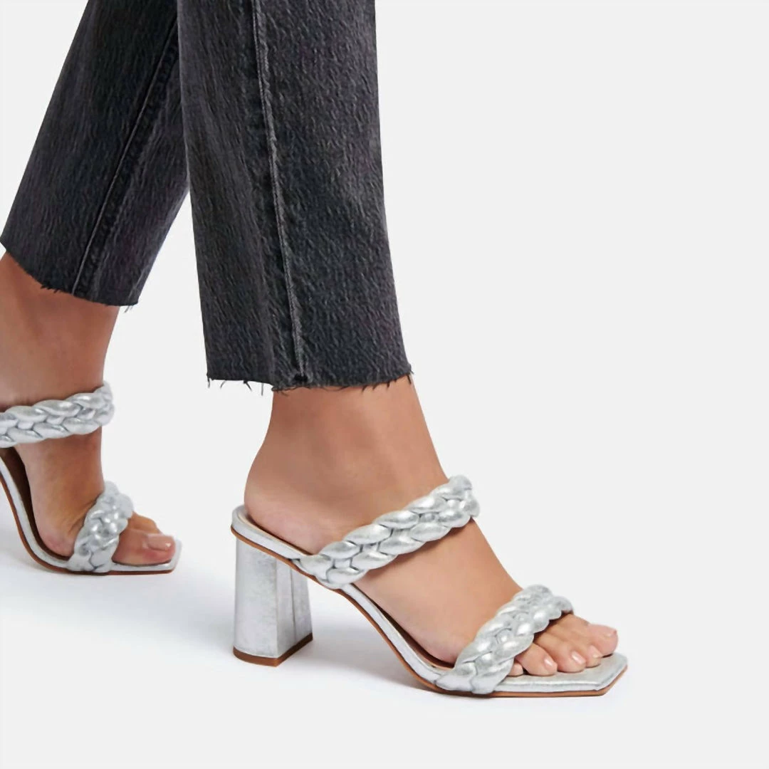 Dolce Vita Paily Heel in Silver Metallic for women 7 Dolce Vita Paily Heel in Silver Metallic for women - Image 5