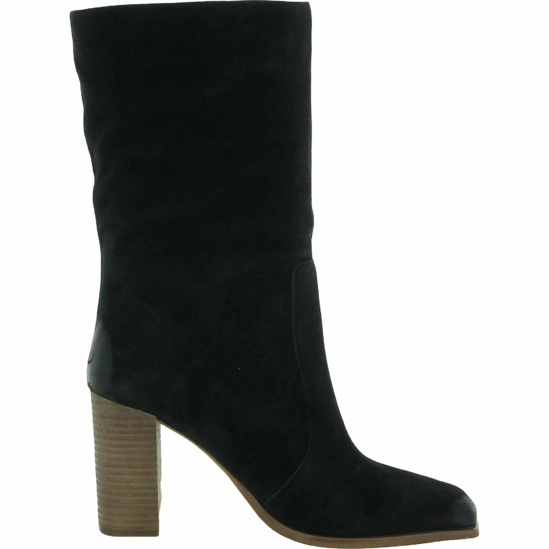 Dolce Vita Nokia Womens Suede Square Toe Mid-Calf Boots 4 Dolce Vita Nokia Womens Suede Square Toe Mid-Calf Boots - Image 2