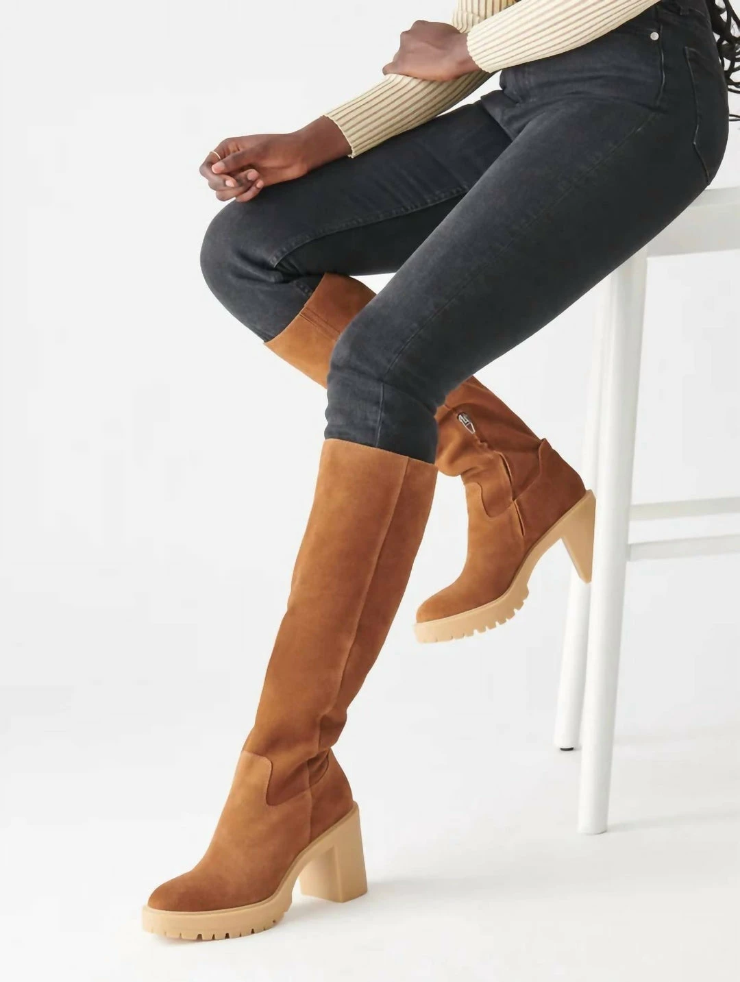 Dolce Vita Corry H2O Boots in Dark Brown Suede for women 3 Dolce Vita Corry H2O Boots in Dark Brown Suede for women