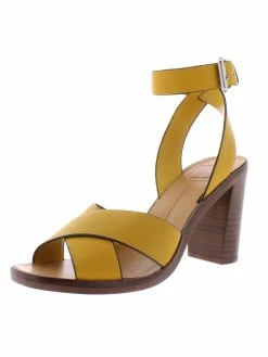 Dolce Vita Nala Womens Leather Ankle Strap Dress Sandals