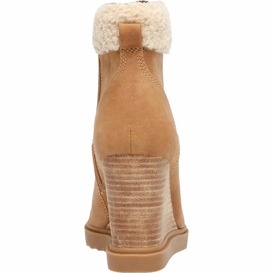 Dolce Vita Sherman Womens Faux Fur Lined Wedge Ankle Boots 5 Dolce Vita Sherman Womens Faux Fur Lined Wedge Ankle Boots - Image 3