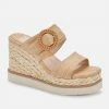 Dolce Vita Lauryn Wedge in Natrual for women