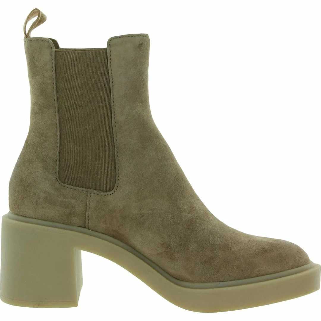 Dolce Vita Geeta Womens Suede Block Heel Chelsea Boots 4 Dolce Vita Geeta Womens Suede Block Heel Chelsea Boots - Image 2