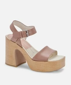 Dolce Vita Wallis Heels in Cafe Leather for women