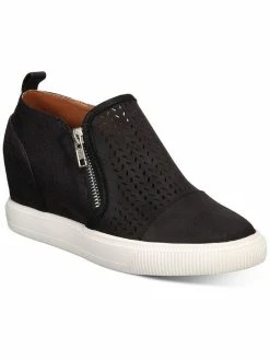 Dolce Vita Krissa Womens Perforated Fashion Wedge Sneaker