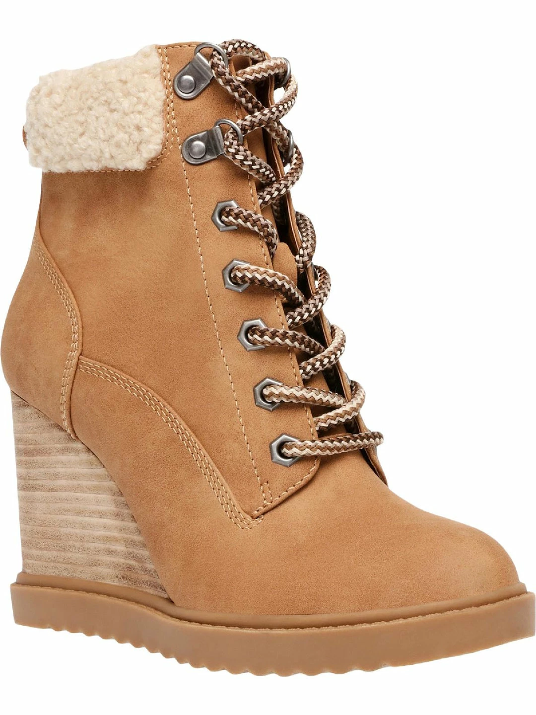 Dolce Vita Sherman Womens Faux Fur Lined Wedge Ankle Boots 3 Dolce Vita Sherman Womens Faux Fur Lined Wedge Ankle Boots