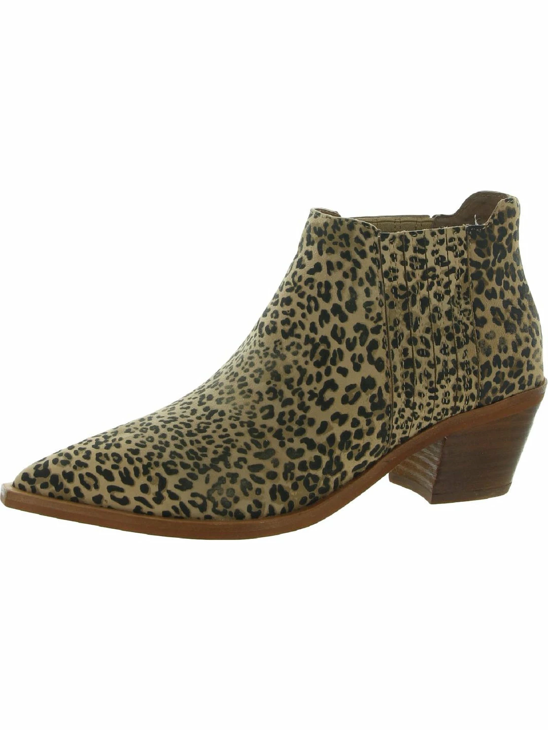 Dolce Vita Shana Womens Leather Block Heel Ankle Boots 6 Dolce Vita Shana Womens Leather Block Heel Ankle Boots - Image 4