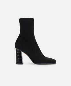 Dolce Vita Petya Bootie in Black Suede for women -Dolce Vita store ffc9b9115ea046eaa841828054945e8d 9c82aabd 6b05 4126 baaa 00a68bd32fff 1080x